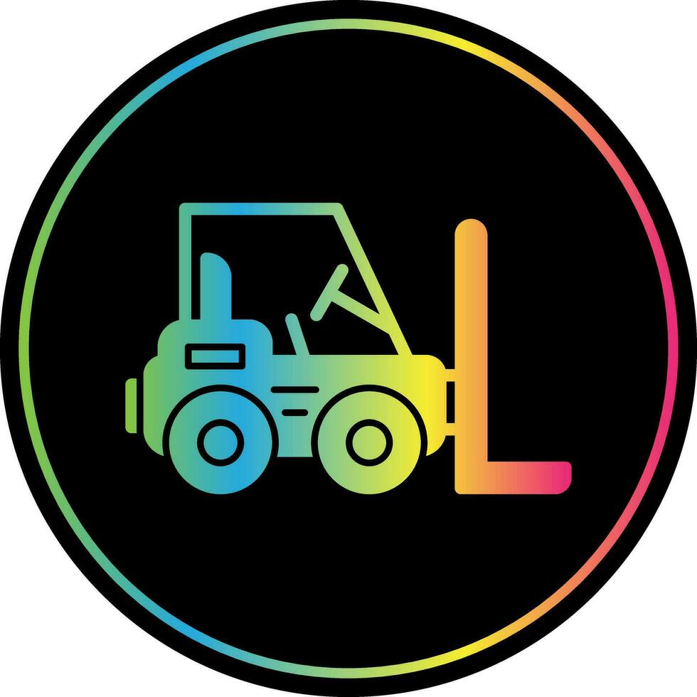 Forklift Vector Icon Design