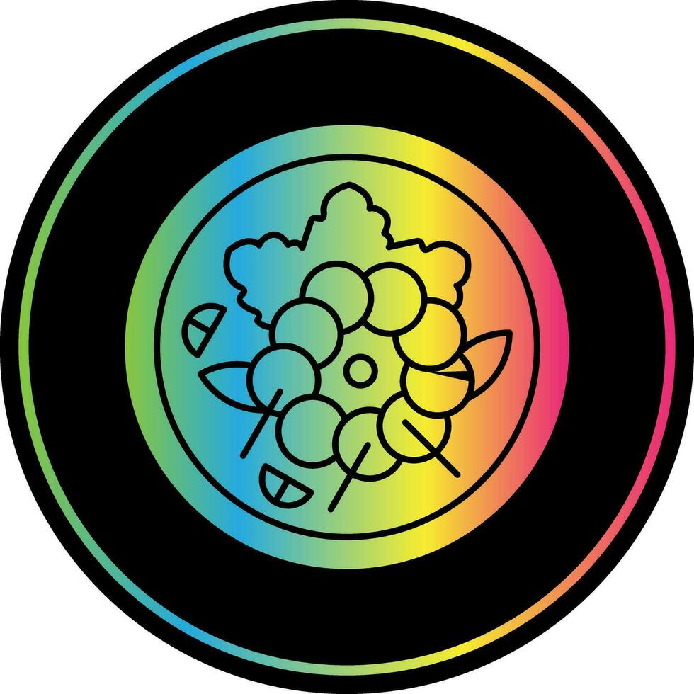 Quinoa Salad Vector Icon Design