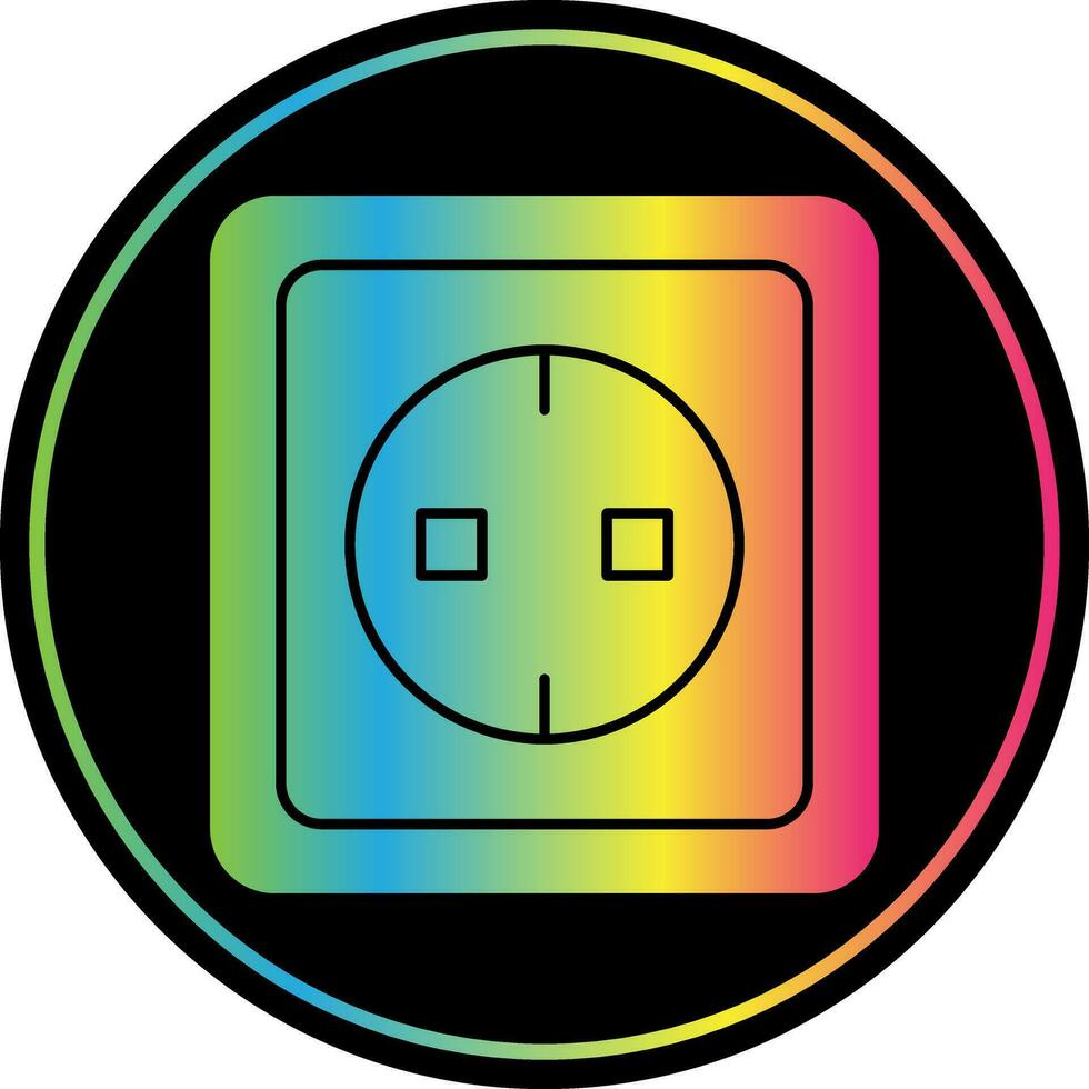 Electric socket Vector Icon Design