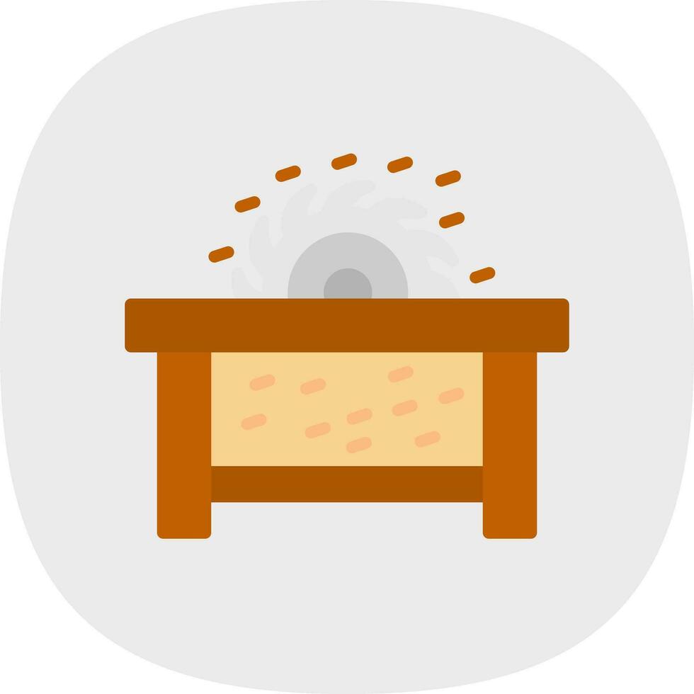 Sawdust Vector Icon Design