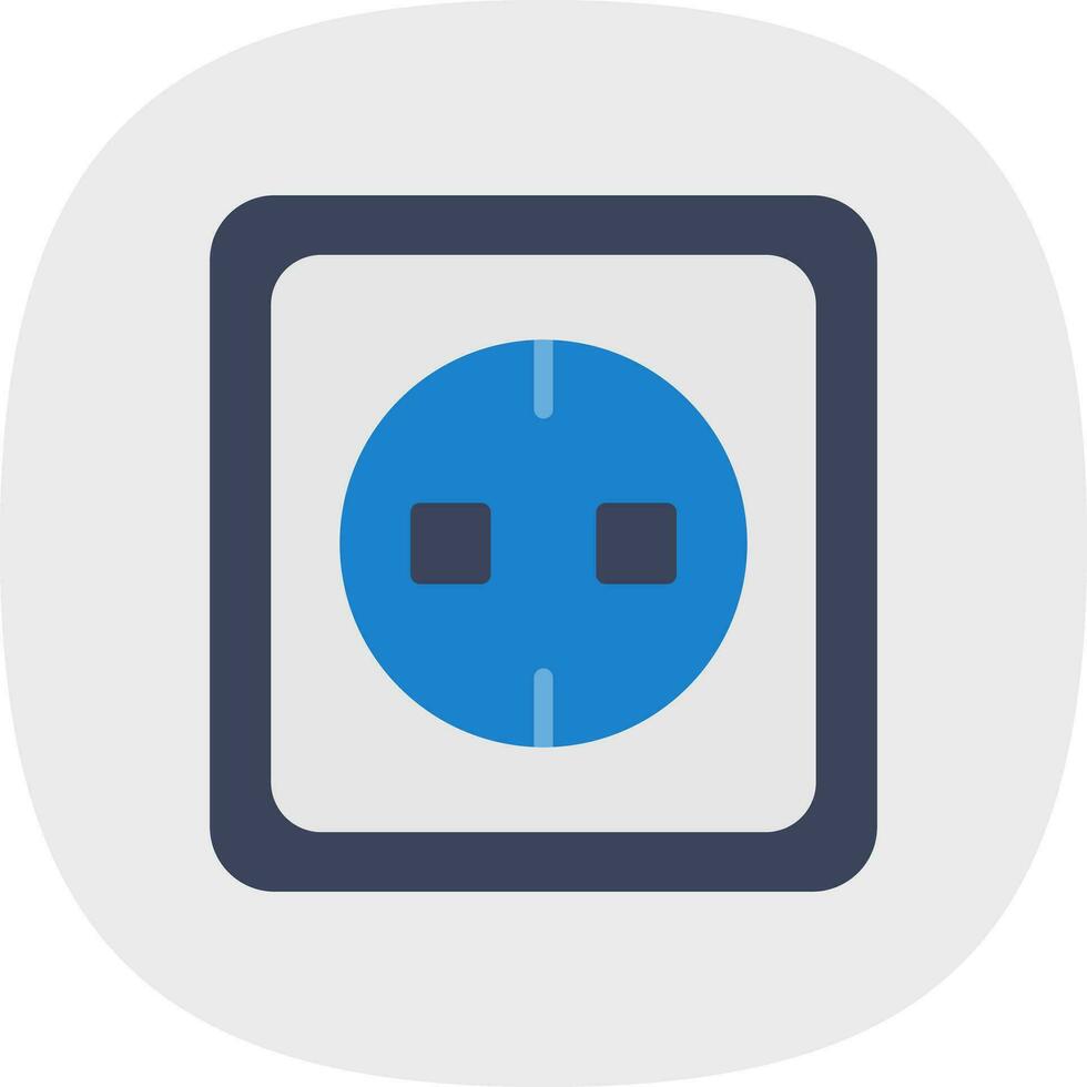 Electric socket Vector Icon Design