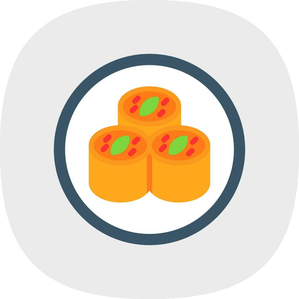 Bacon-Wrapped Scallops Vector Icon Design