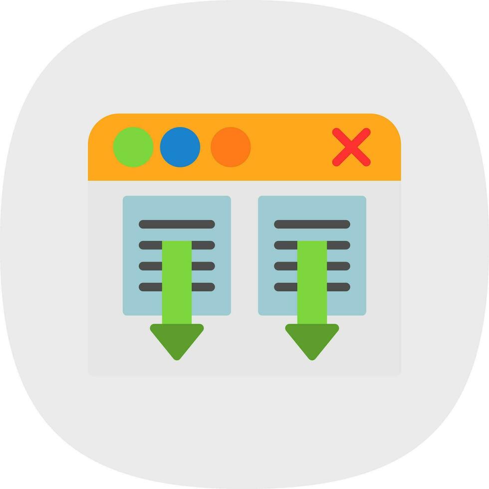 Web Browser Vector Icon Design