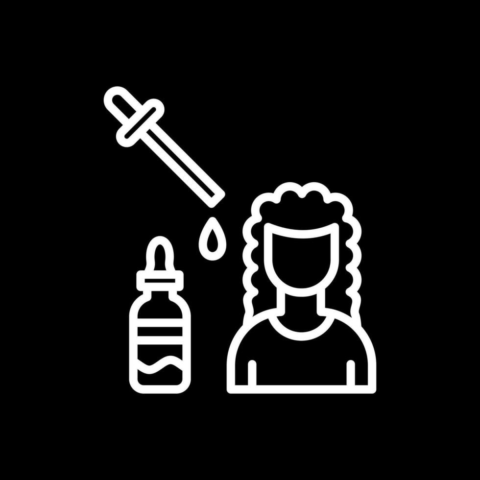 Hair Serum Vector Icon Design