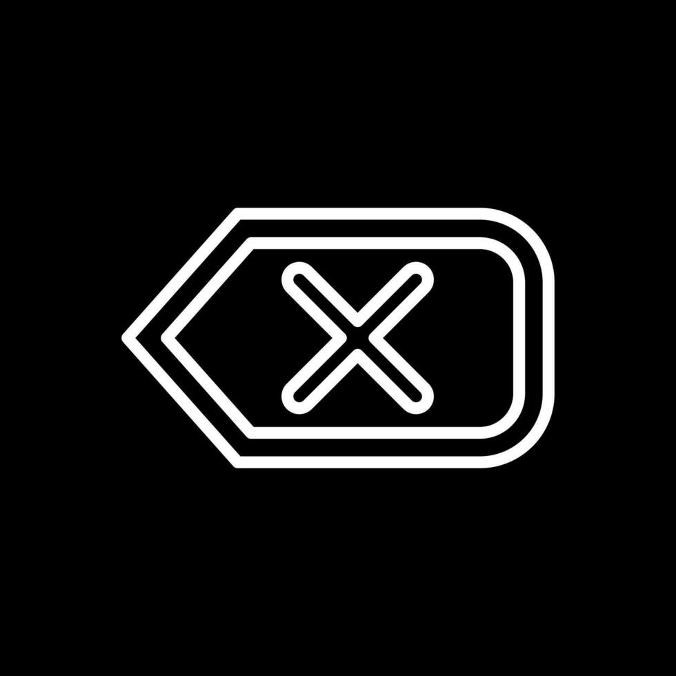 Delete Vector Icon Design