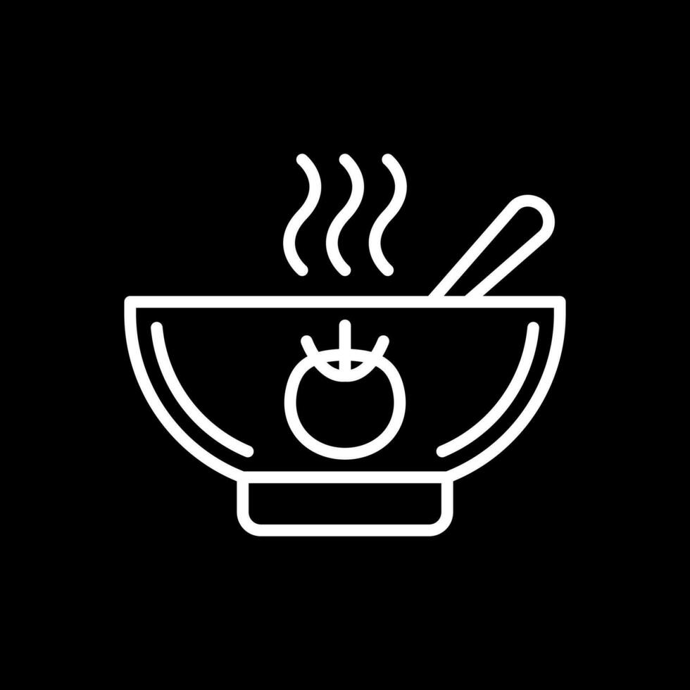 Tomato Soup Vector Icon Design