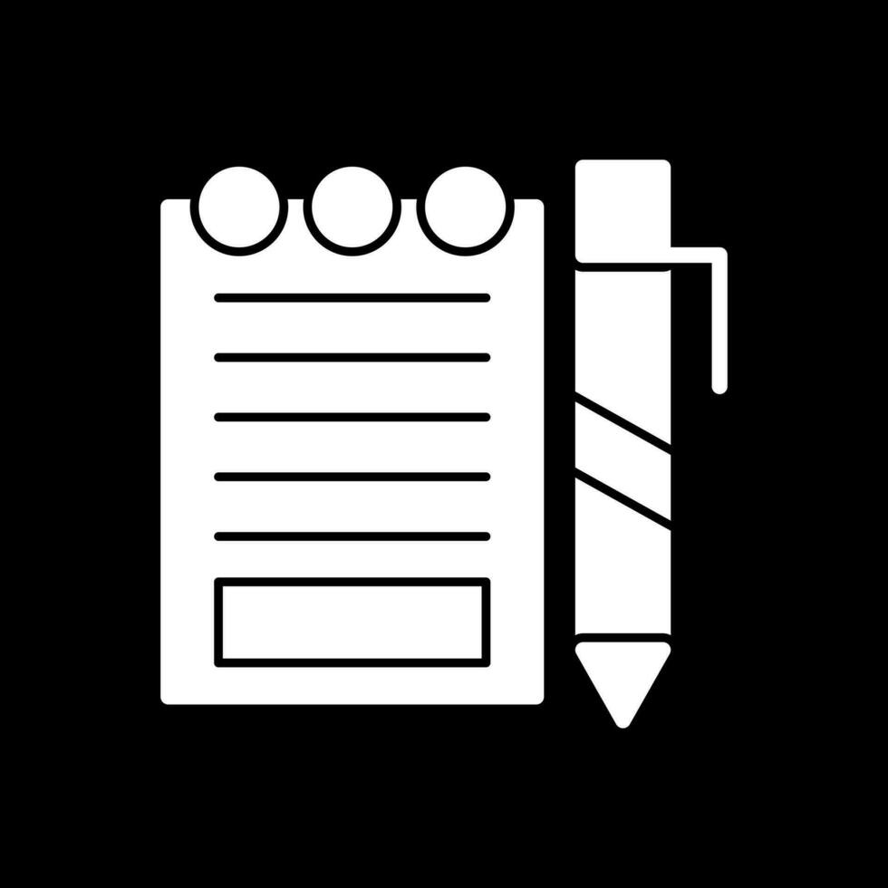 Notepad Vector Icon Design