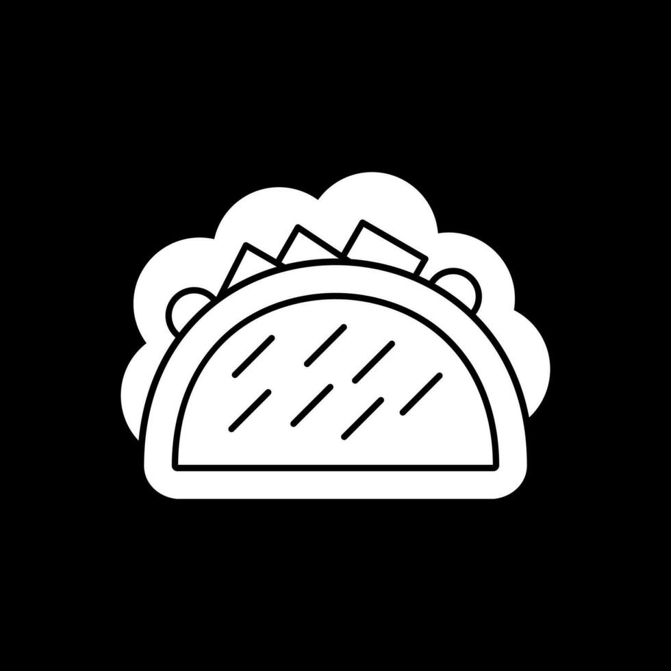 Beef Tacos Vector Icon Design