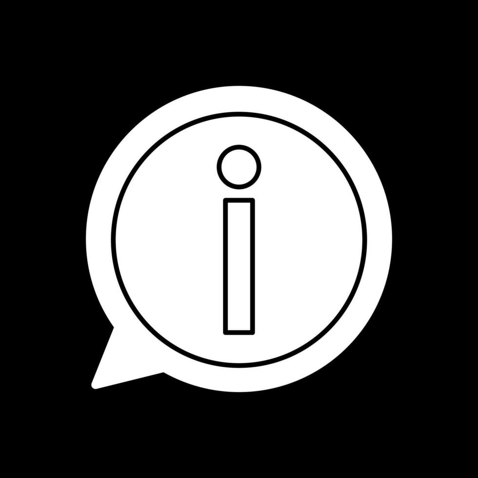 Info Vector Icon Design