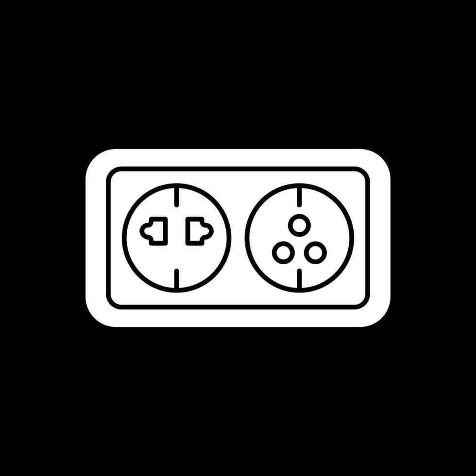 Wall socket Vector Icon Design
