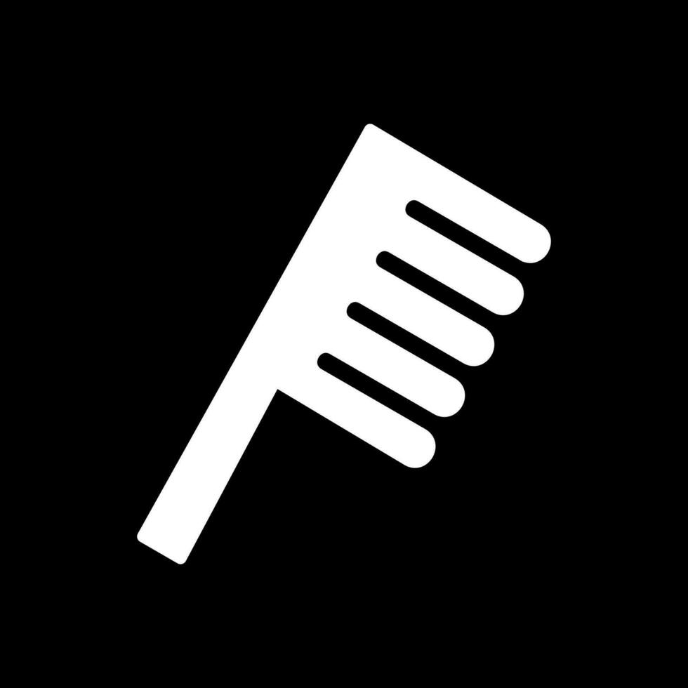 Hair Comb Vector Icon Design