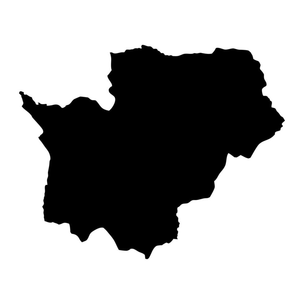 Cuanza Sul province map, administrative division of Angola. vector