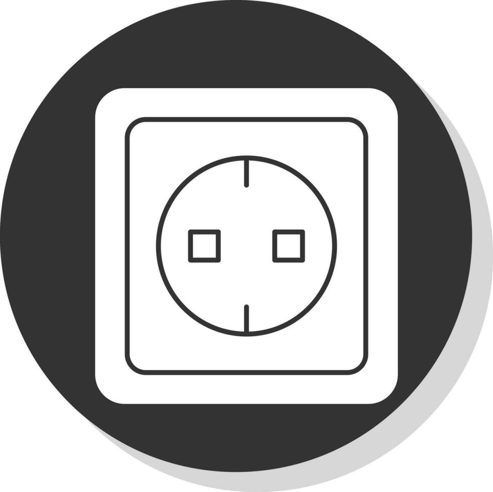 Electric socket Vector Icon Design