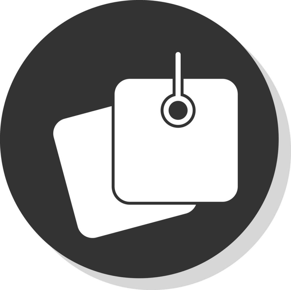 Sticky Notes Vector Icon Design