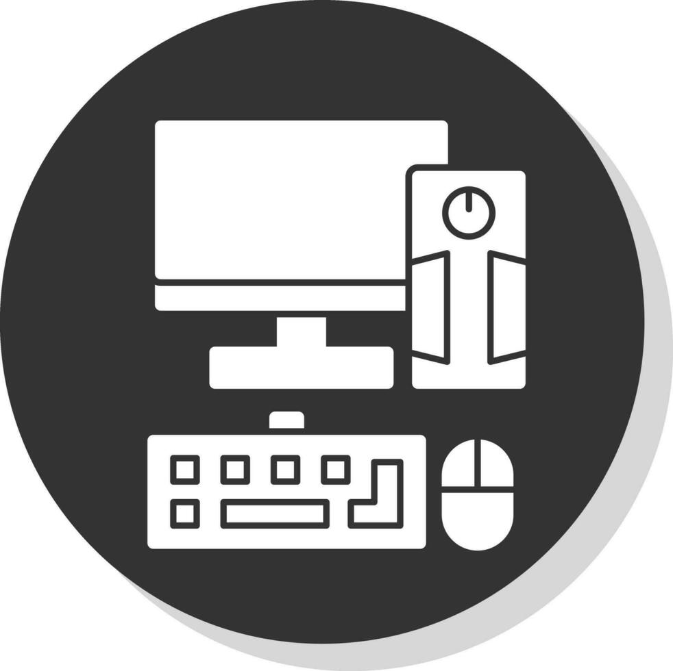 diseño de icono de vector de computadora