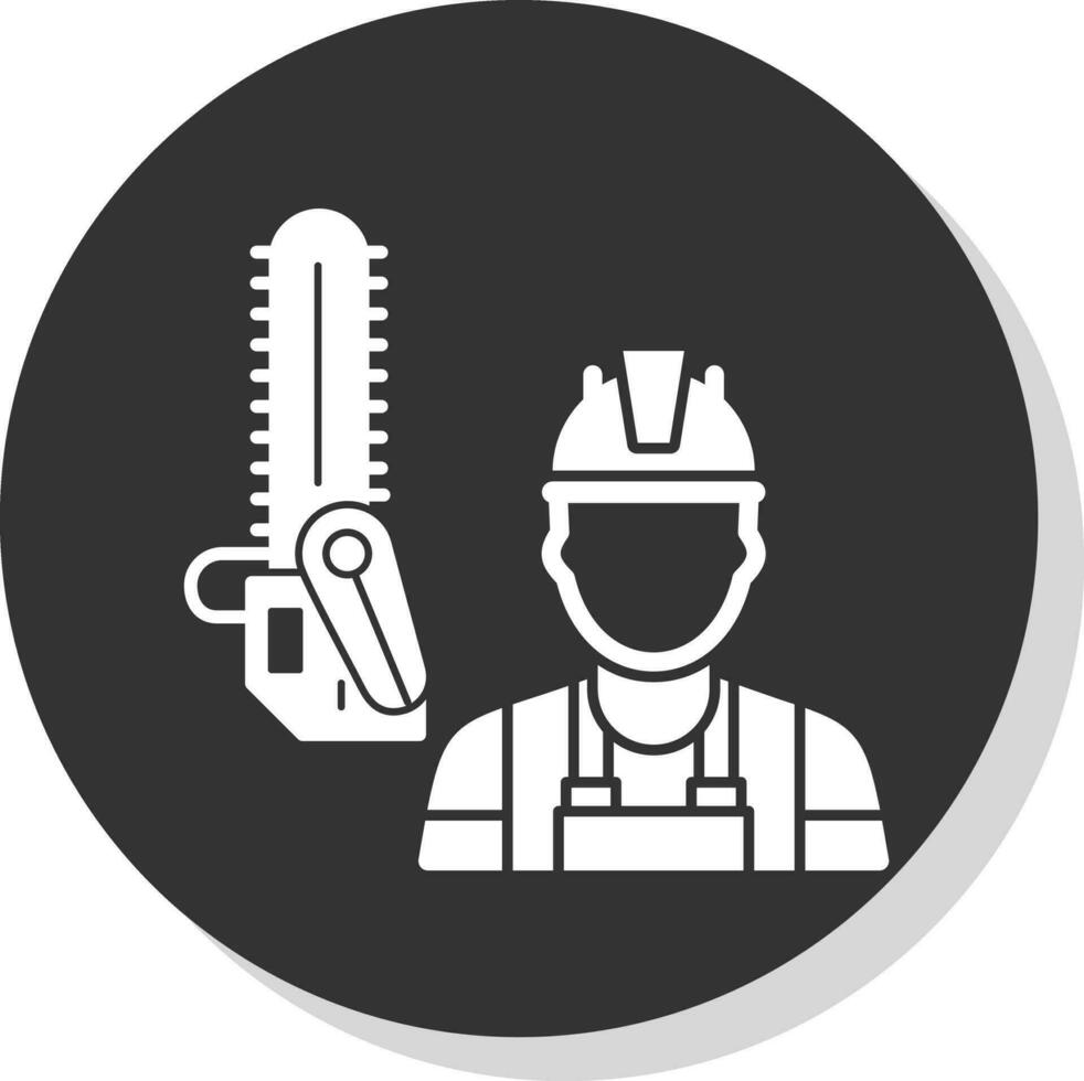 Lumberjack Vector Icon Design