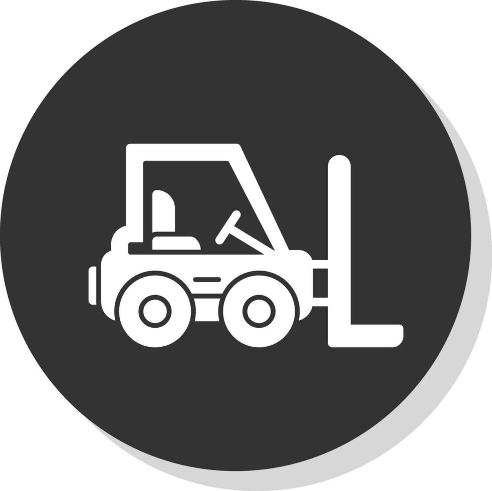 Forklift Vector Icon Design