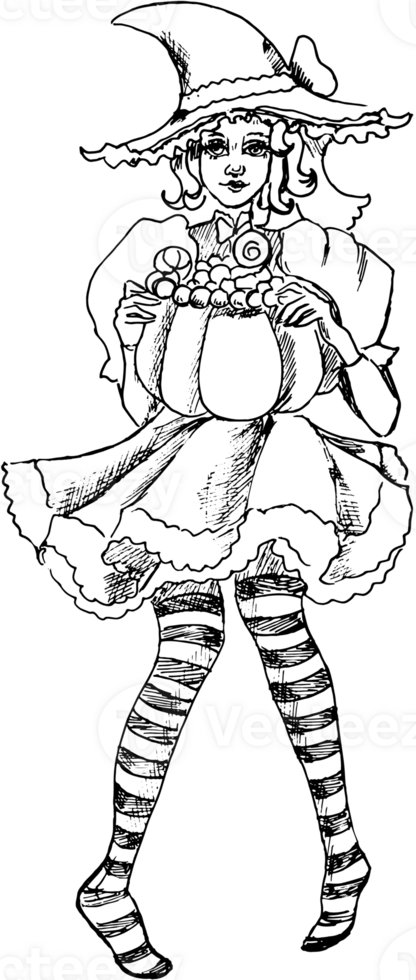 Witch in hat. png