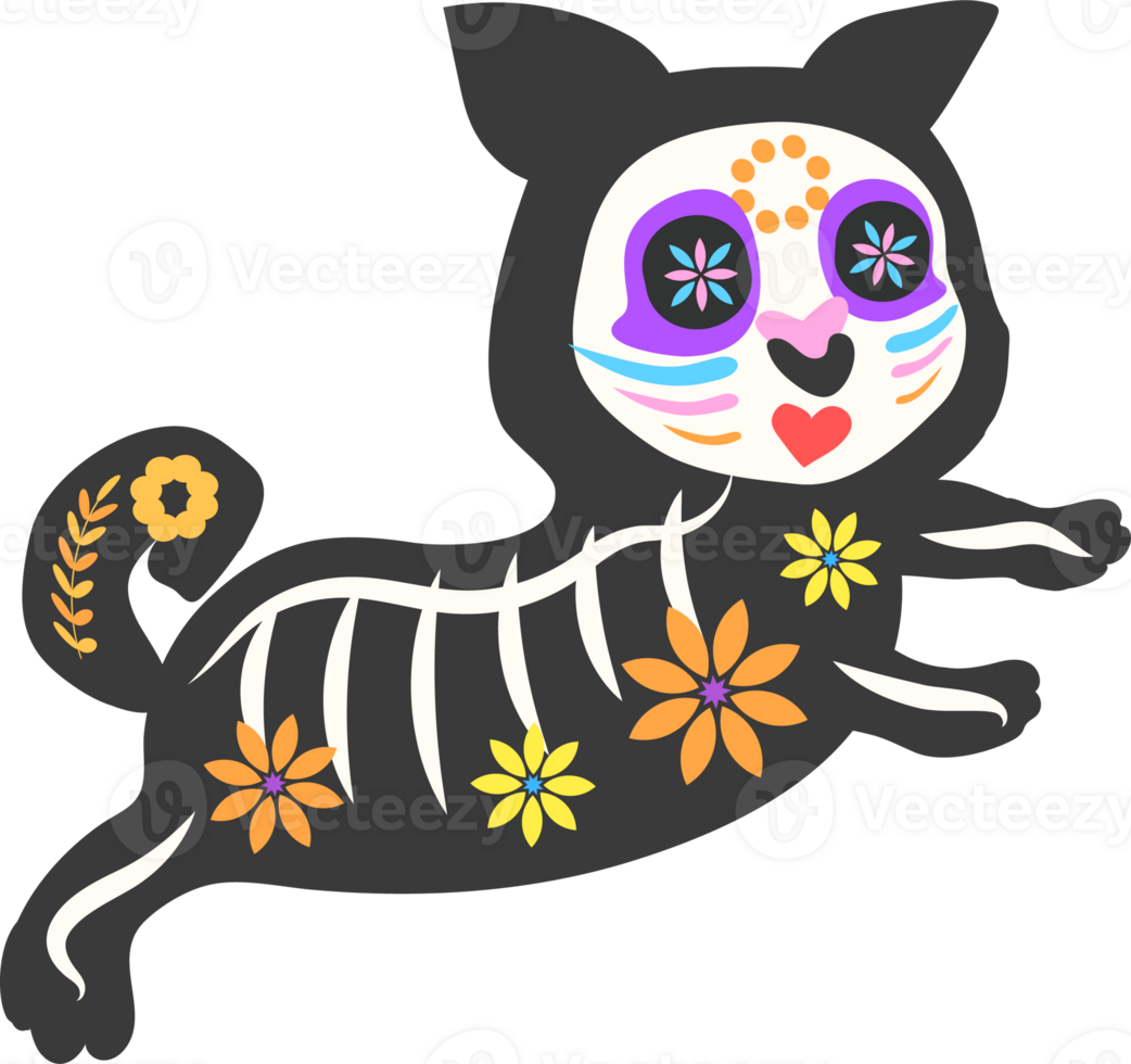 Day of Dead dog icon png