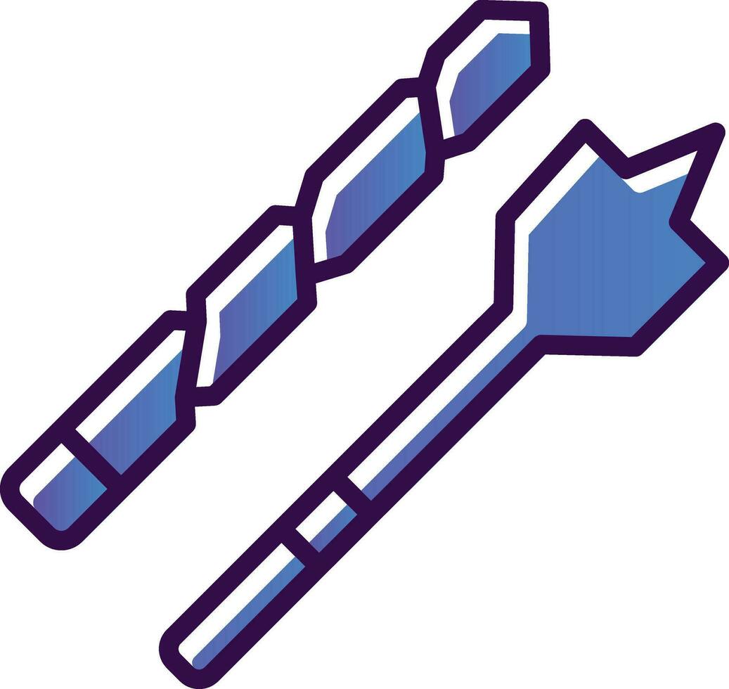 Drill bit Vector Icon Design