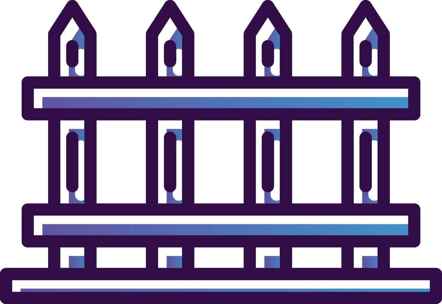 Fence Vector Icon Design