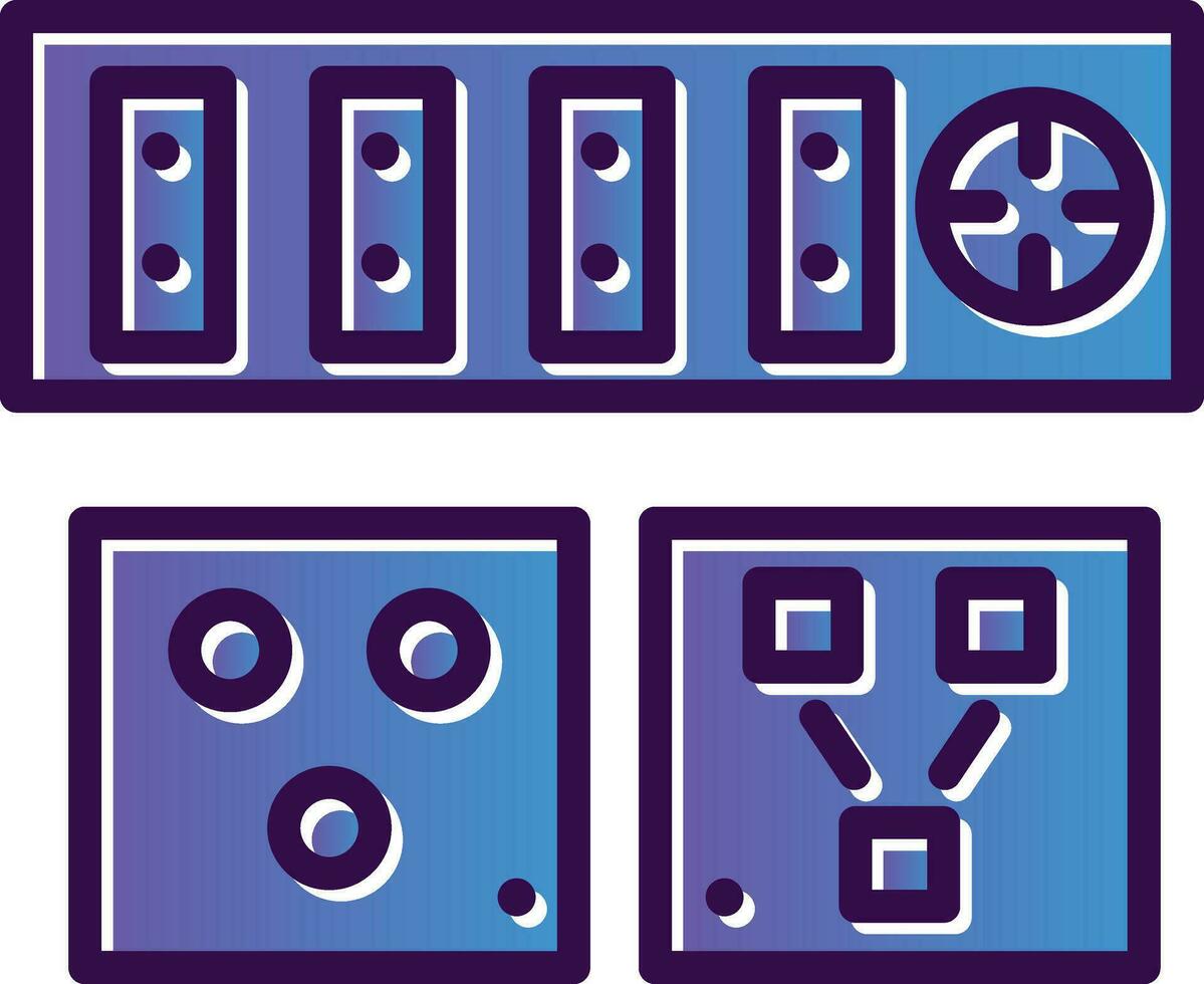 eléctrico toma de corriente vector icono diseño