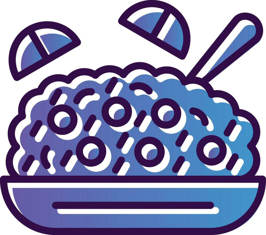Fried Rice Vector Icon Design