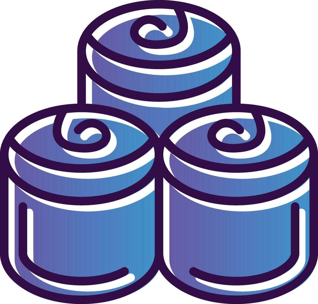 Cinnamon Rolls Vector Icon Design