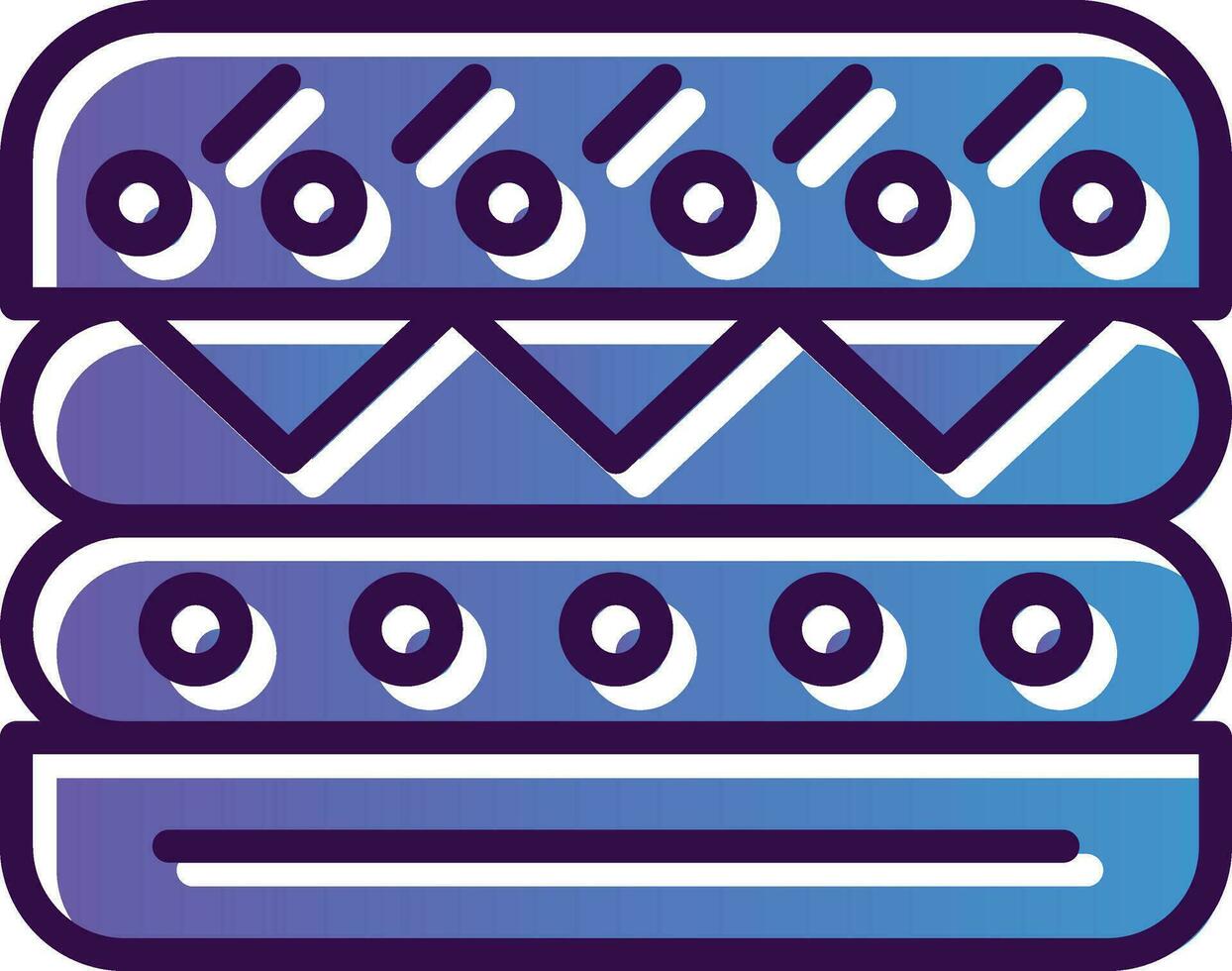 Tuna Melt Vector Icon Design
