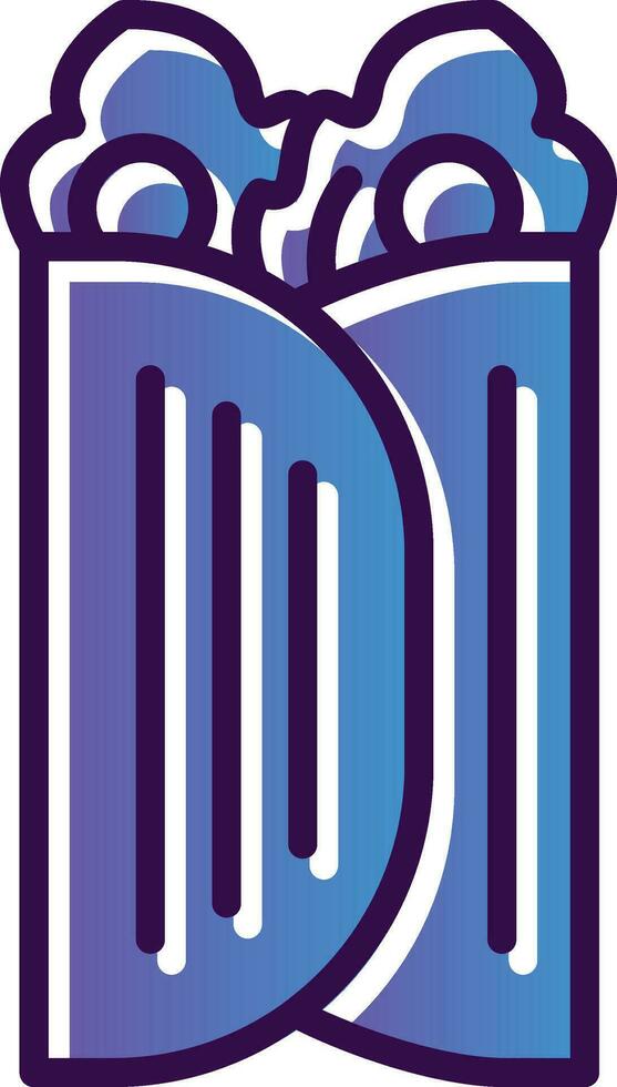 Caesar Wrap Vector Icon Design