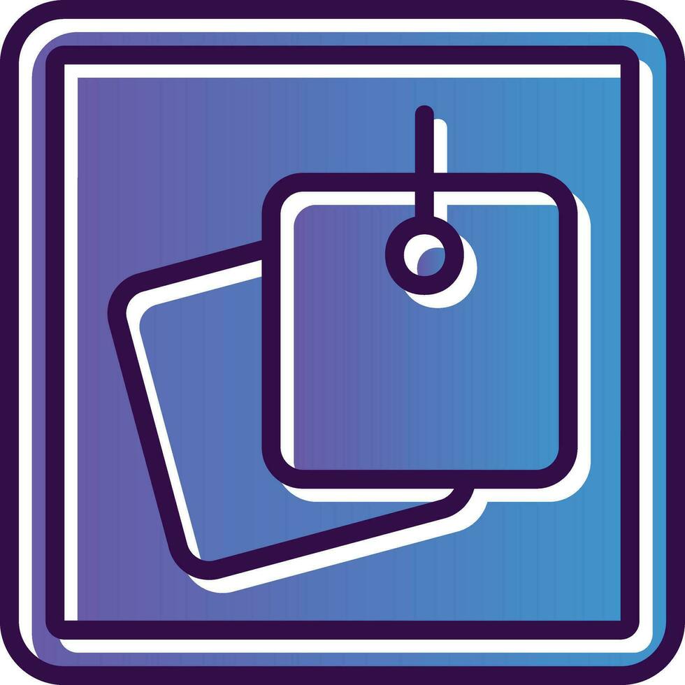 Sticky Notes Vector Icon Design