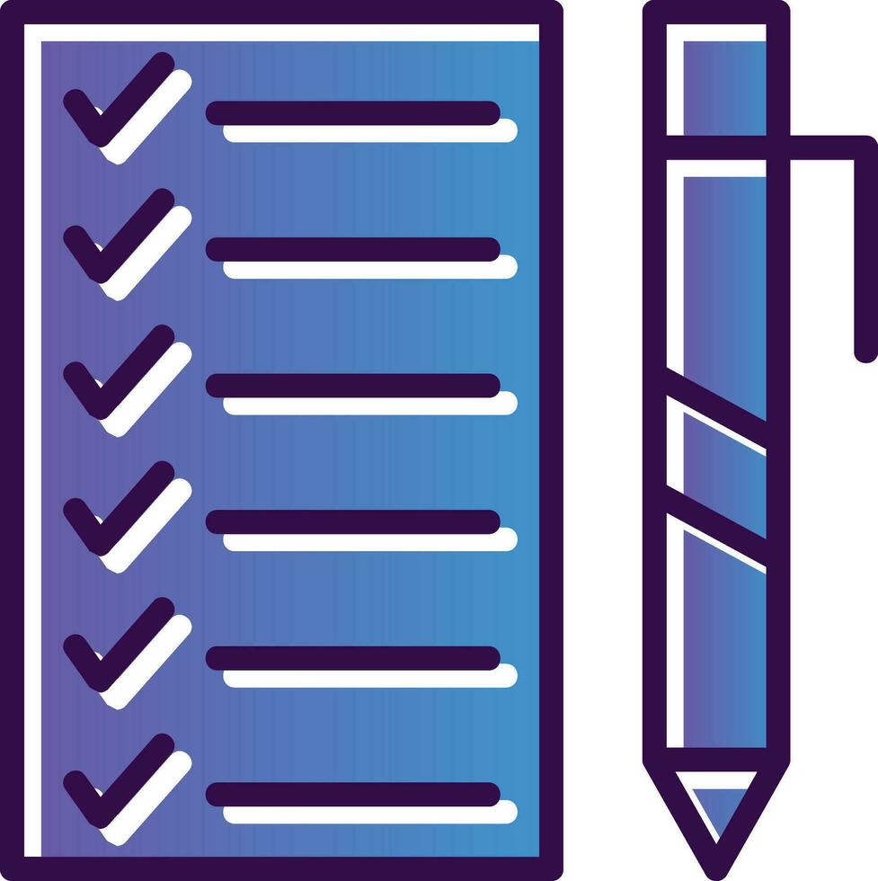 Checklist Vector Icon Design