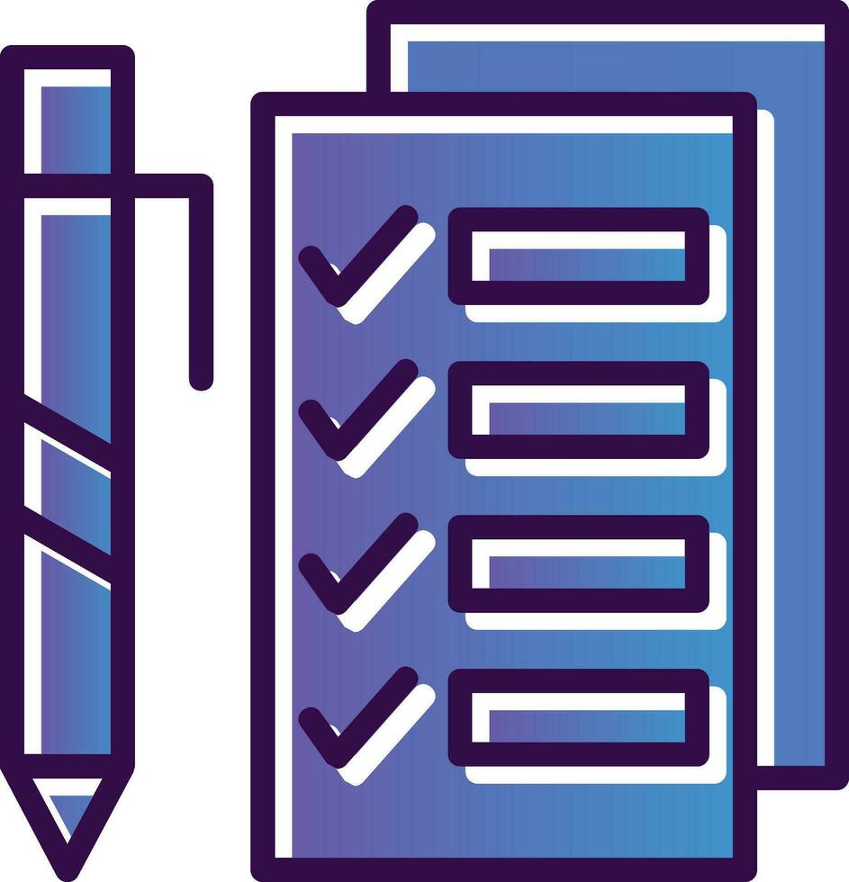 Checklist Vector Icon Design