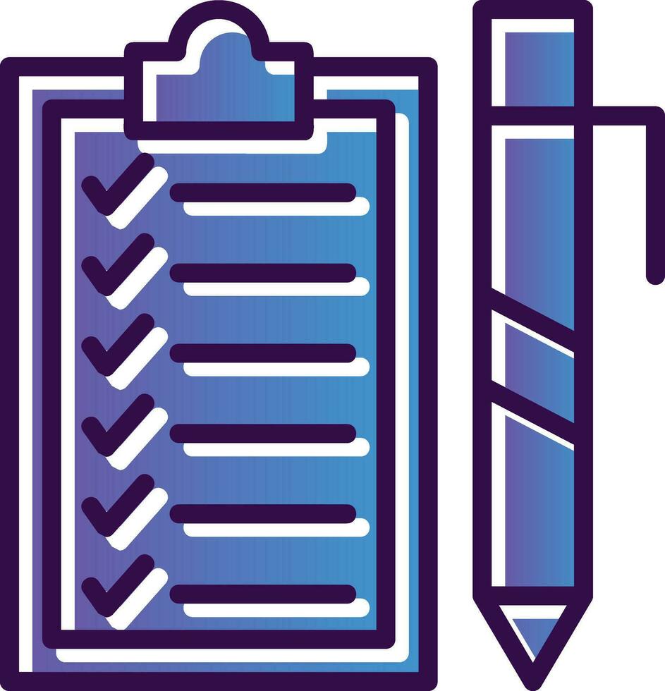Checklist Vector Icon Design