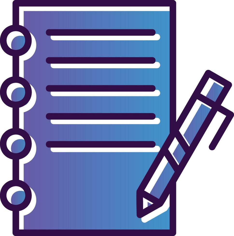 Notepad Vector Icon Design