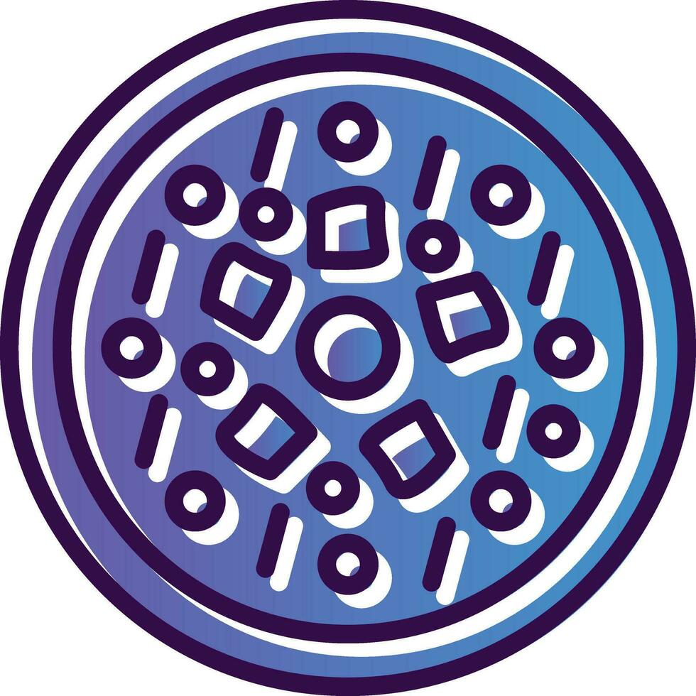 Caesar Pizza Vector Icon Design