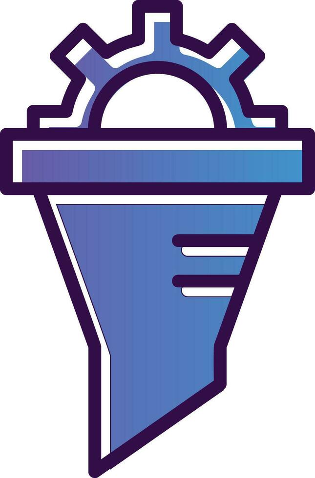Funnel Vector Icon Design