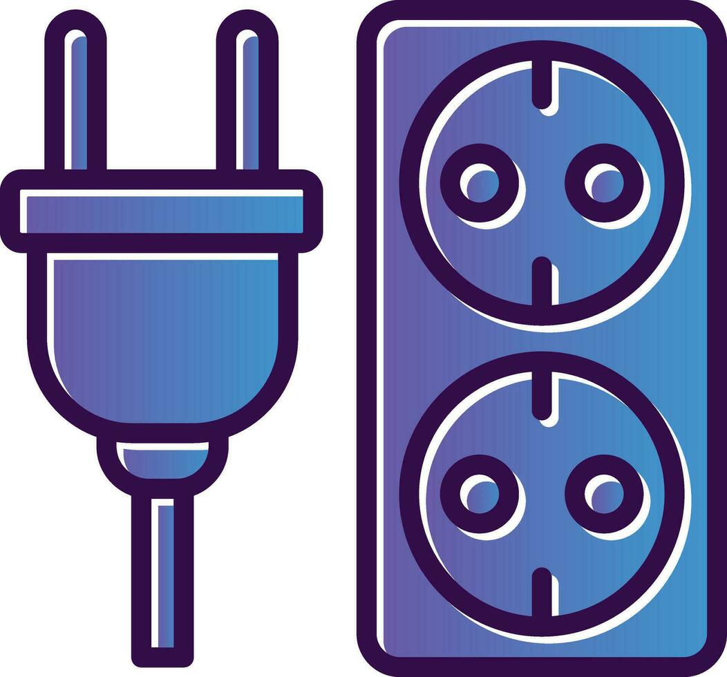 Electric socket Vector Icon Design