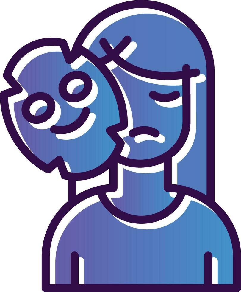 Face Mask Vector Icon Design