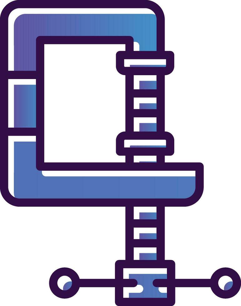 Clamp Vector Icon Design