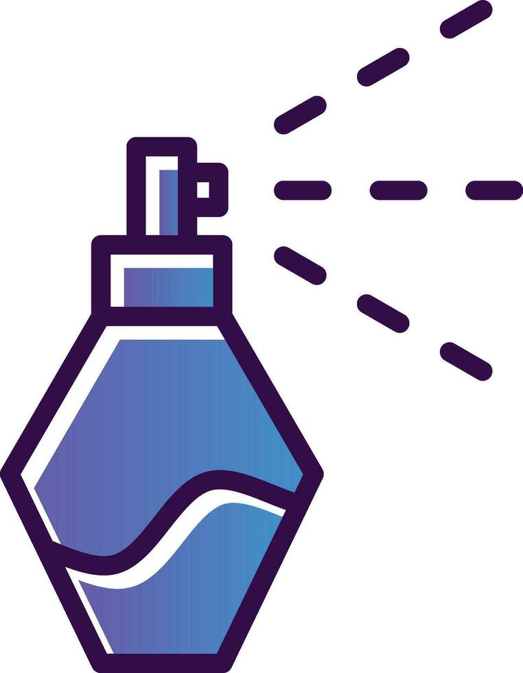 Perfume Bottle Vector Icon Design