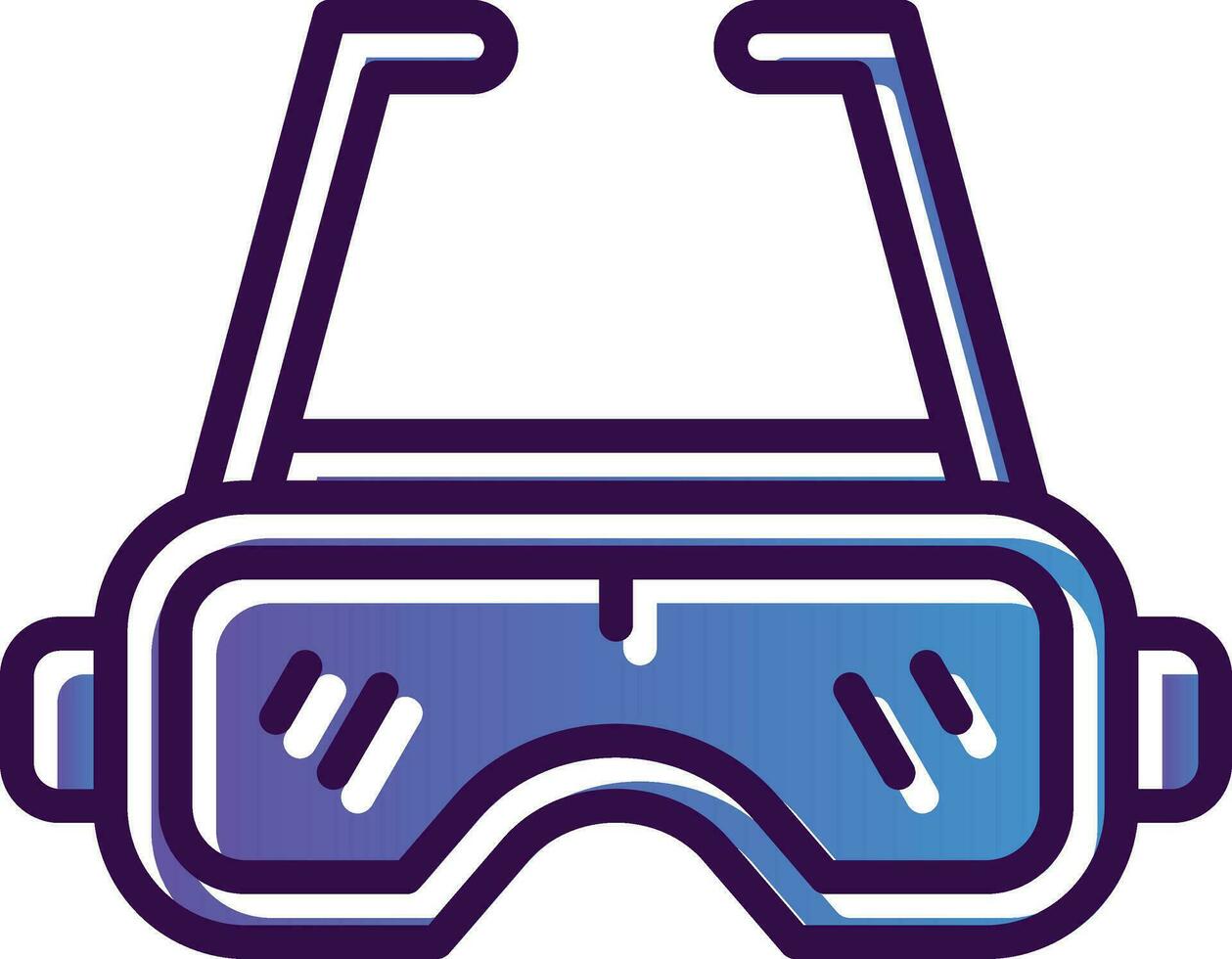 Safety googles Vector Icon Design