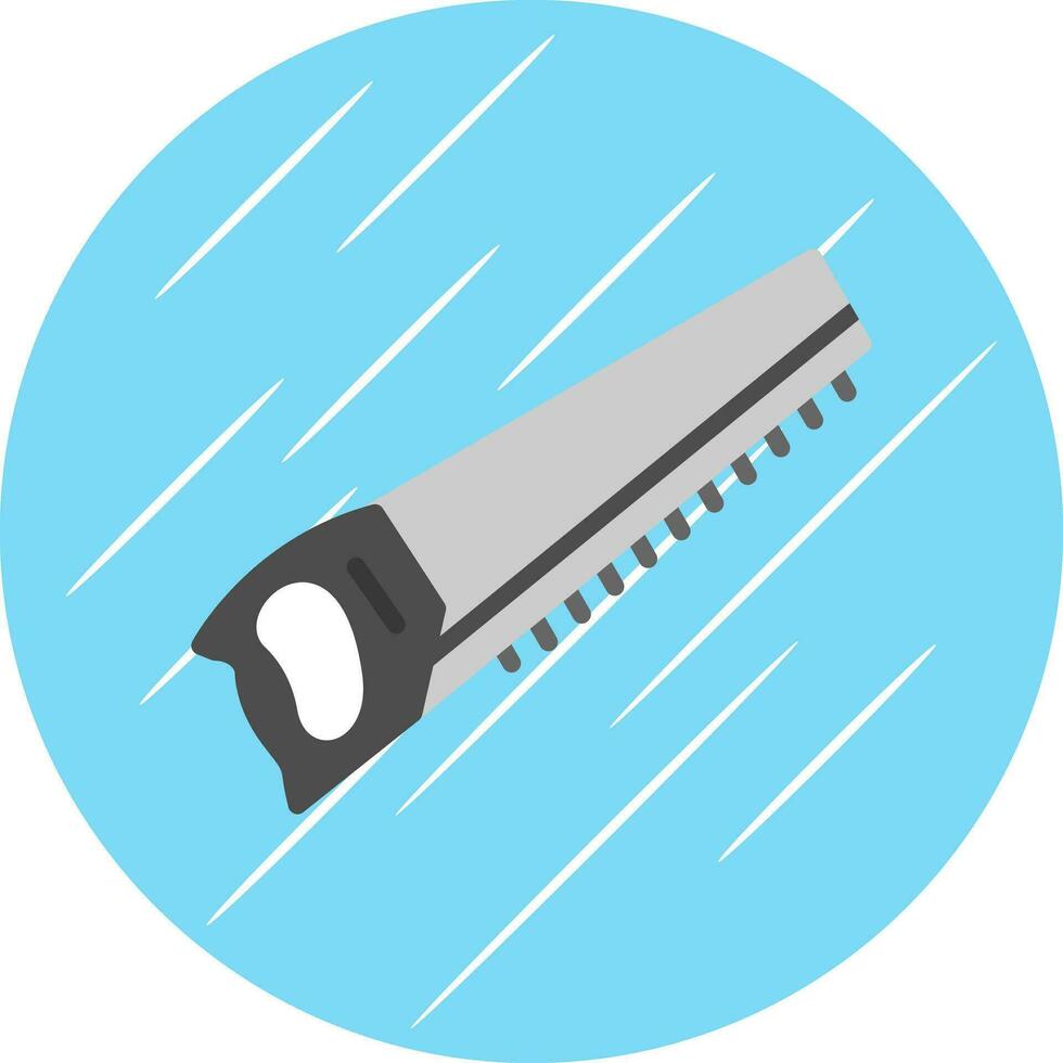 Hand saw Vector Icon Design