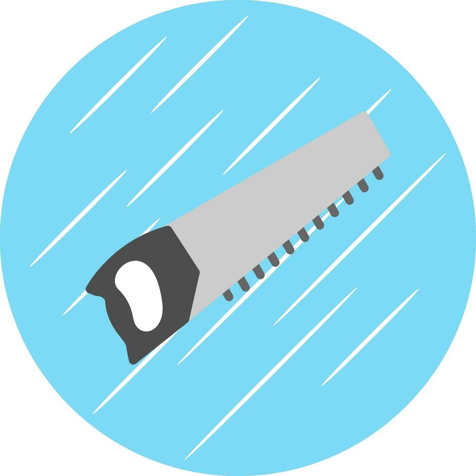 Hand saw Vector Icon Design