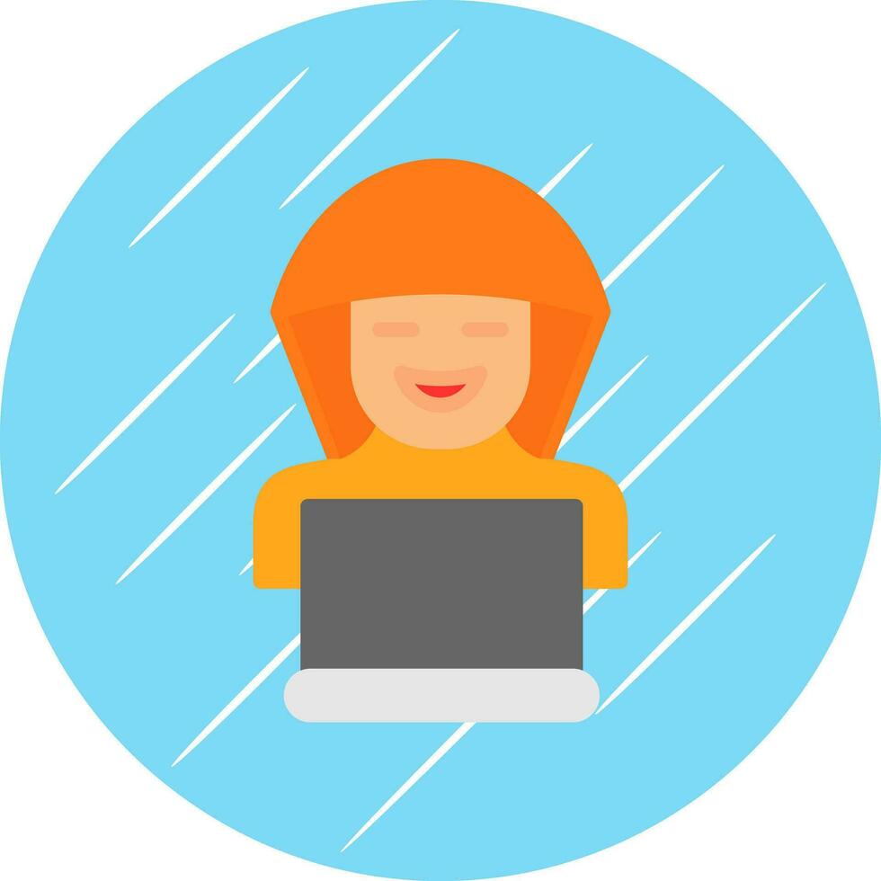 Hacker Vector Icon Design