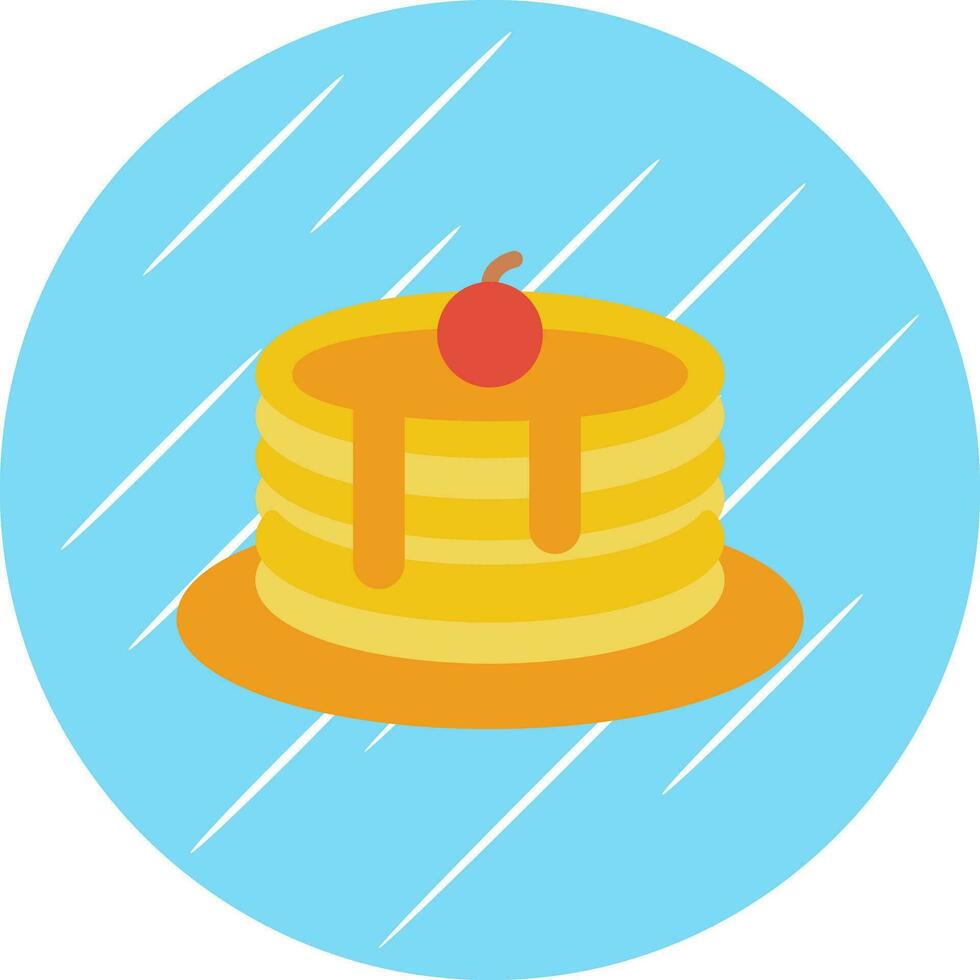 Pancakes Vector Icon Design