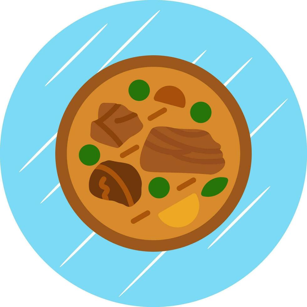 Beef Stew Vector Icon Design