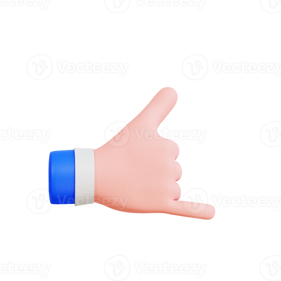 Hand Gesture Vol 2 3D Icon png