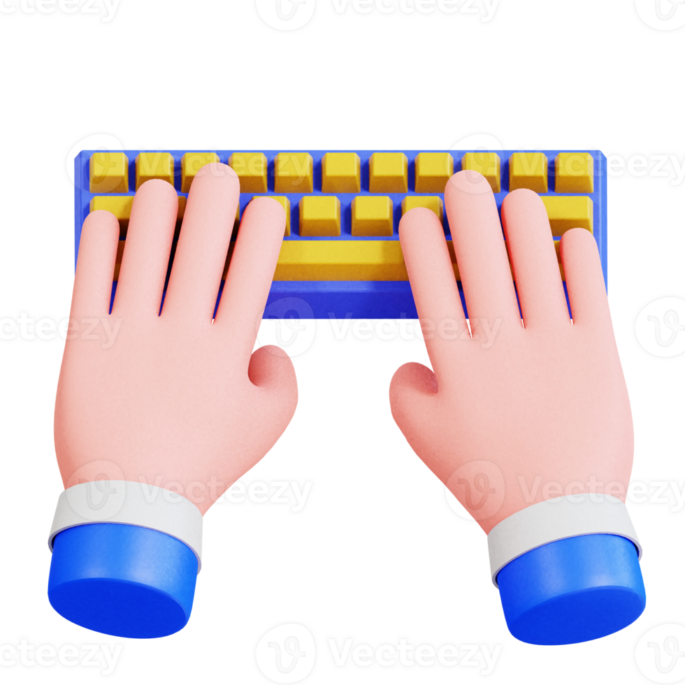 Hand Gesture with Props Vol 1 3D Icon png