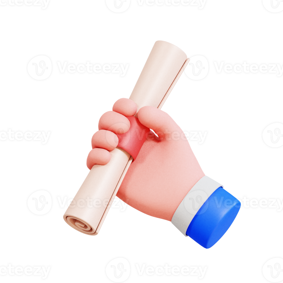 Hand Gesture with Props Vol 1 3D Icon png